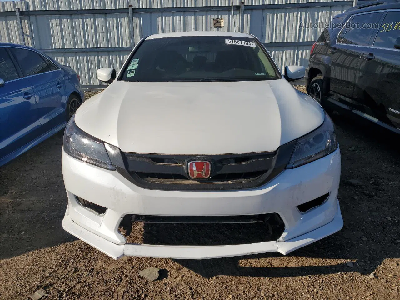 2014 Honda Accord Lx White vin: 1HGCR2F30EA259834