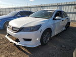 2014 Honda Accord Lx White vin: 1HGCR2F30EA259834