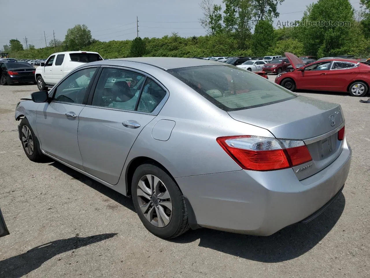 2014 Honda Accord Lx Silver vin: 1HGCR2F30EA268808