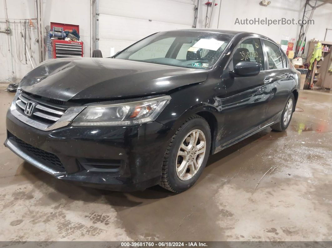 2014 Honda Accord Lx Black vin: 1HGCR2F30EA269411