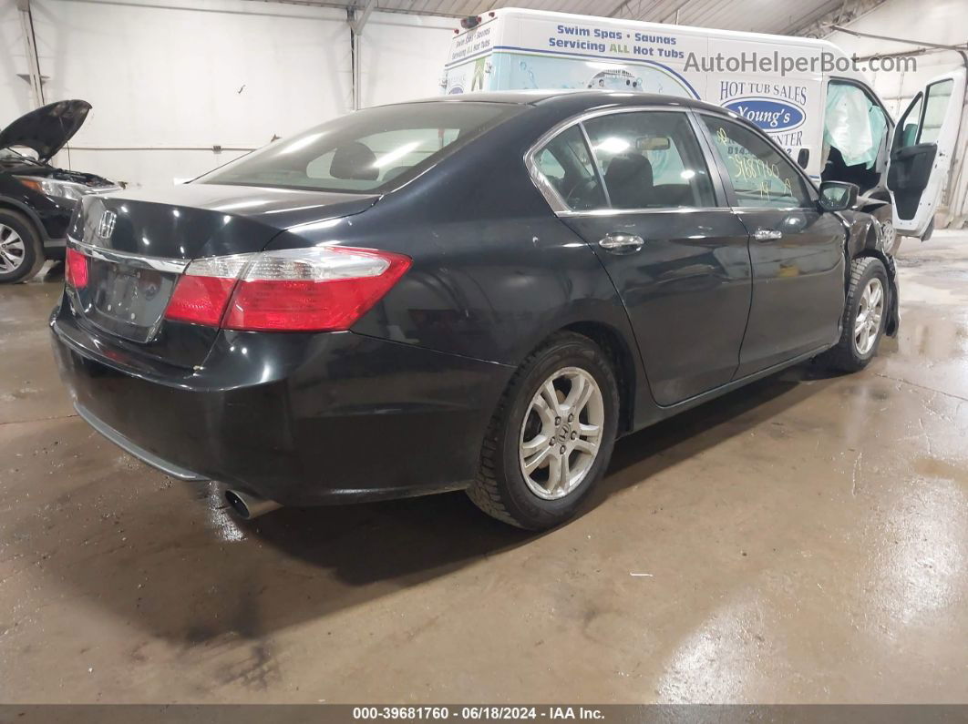 2014 Honda Accord Lx Black vin: 1HGCR2F30EA269411