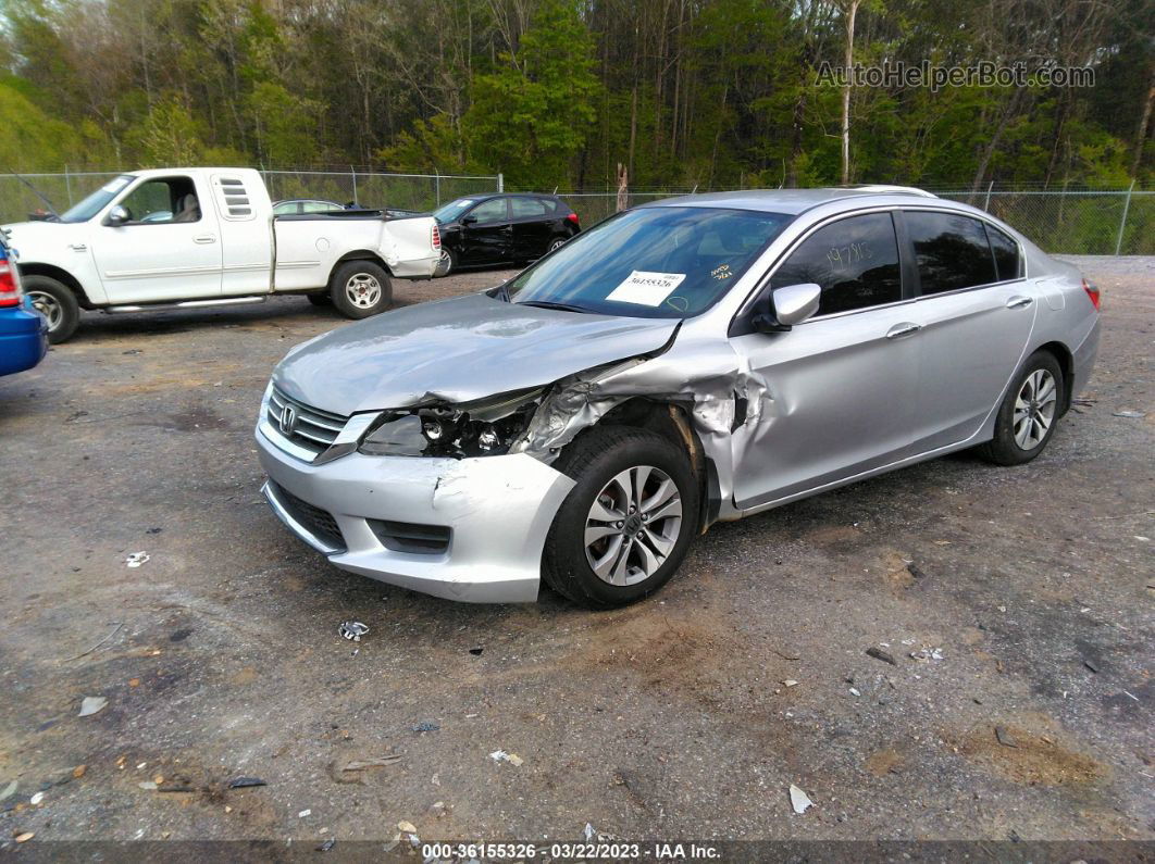 2014 Honda Accord Sdn Lx Silver vin: 1HGCR2F30EA278271