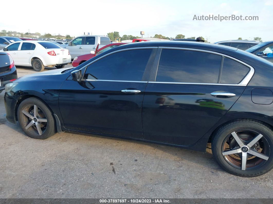 2014 Honda Accord Sdn Lx Black vin: 1HGCR2F30EA279582