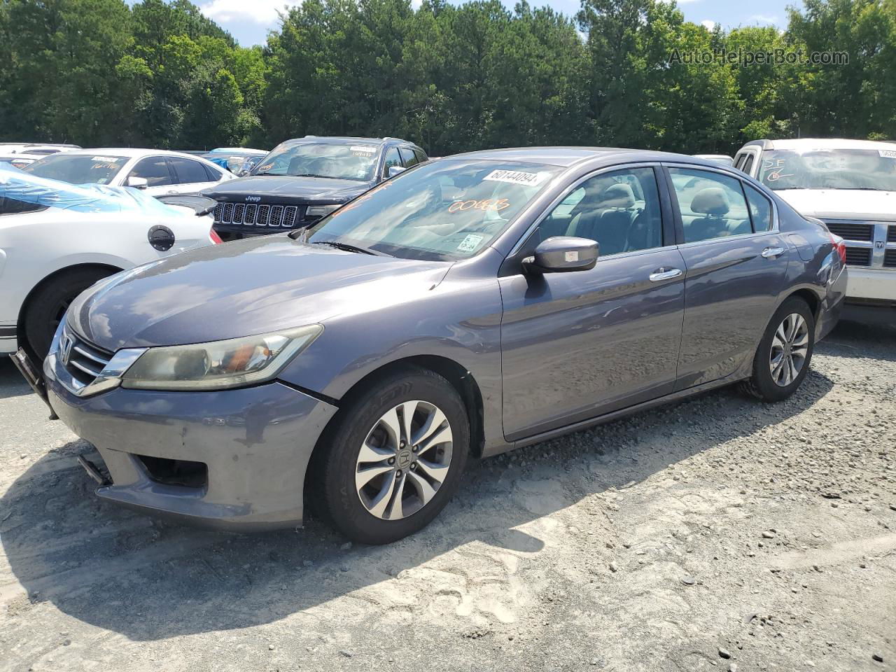 2015 Honda Accord Lx Silver vin: 1HGCR2F30FA000813