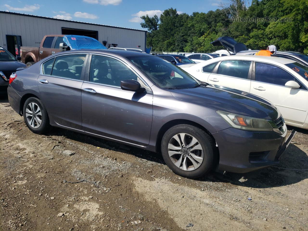 2015 Honda Accord Lx Silver vin: 1HGCR2F30FA000813