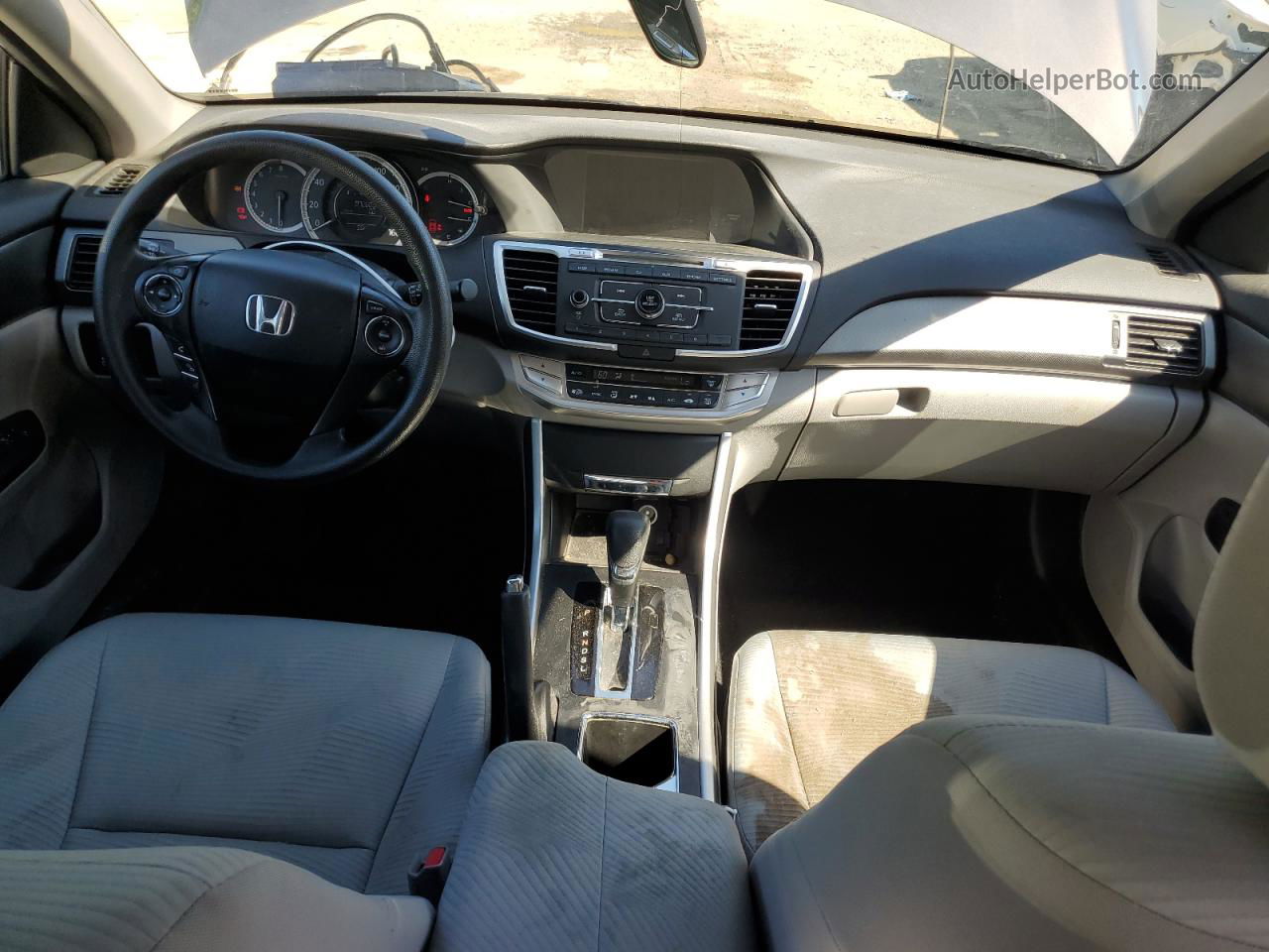 2015 Honda Accord Lx Gray vin: 1HGCR2F30FA031947