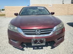 2015 Honda Accord Lx Burgundy vin: 1HGCR2F30FA035965