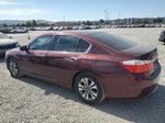 2015 Honda Accord Lx Burgundy vin: 1HGCR2F30FA035965