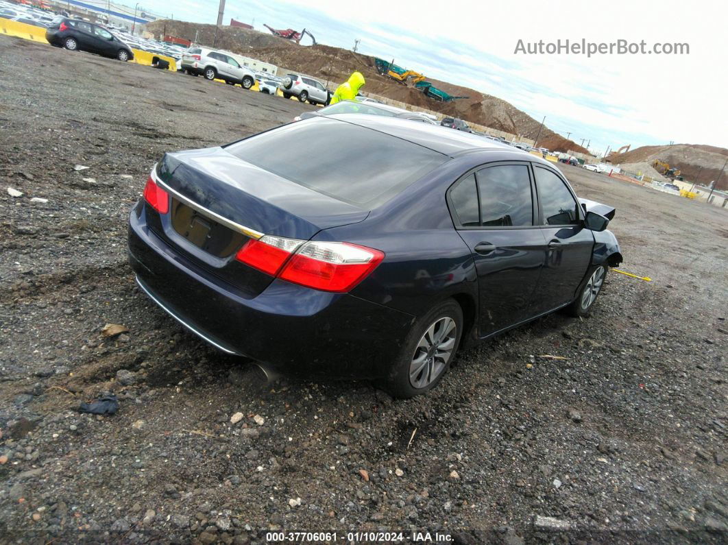 2015 Honda Accord Lx Blue vin: 1HGCR2F30FA067833