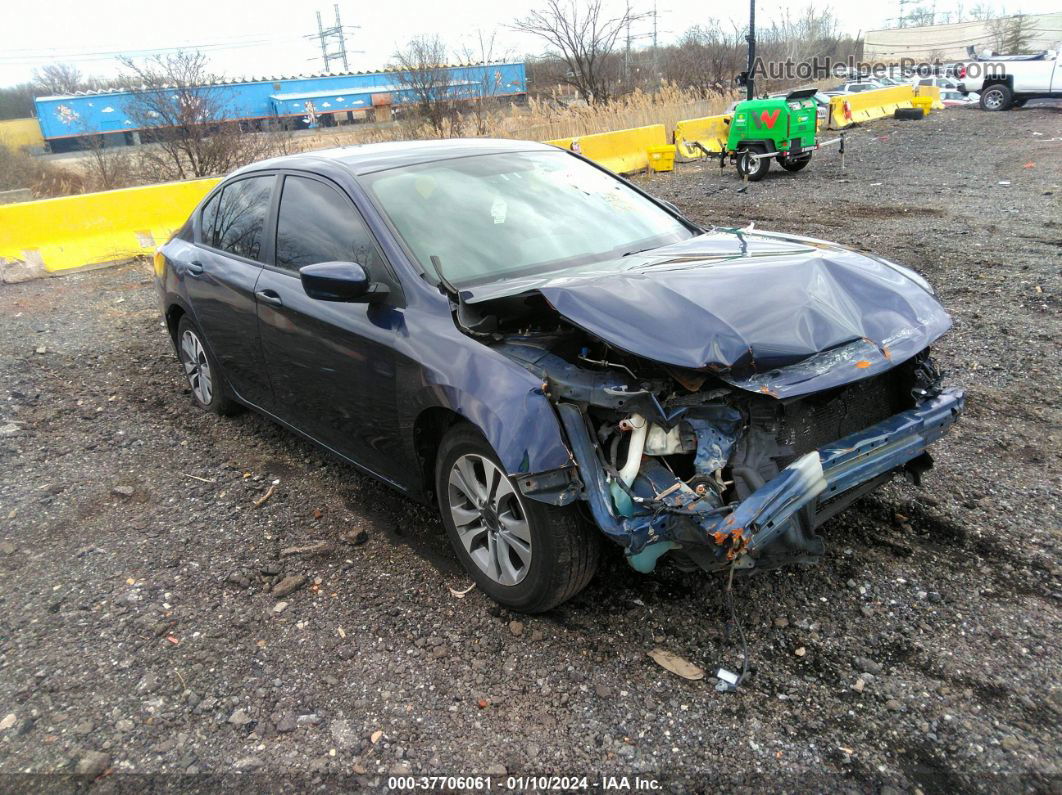 2015 Honda Accord Lx Blue vin: 1HGCR2F30FA067833