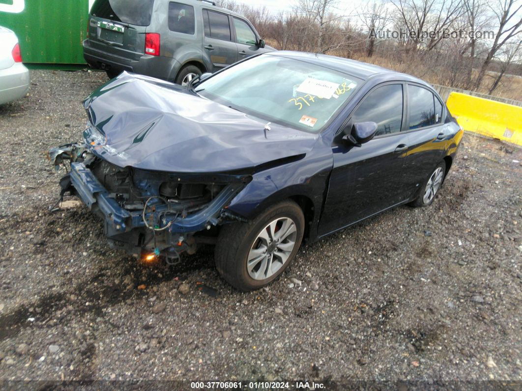 2015 Honda Accord Lx Blue vin: 1HGCR2F30FA067833