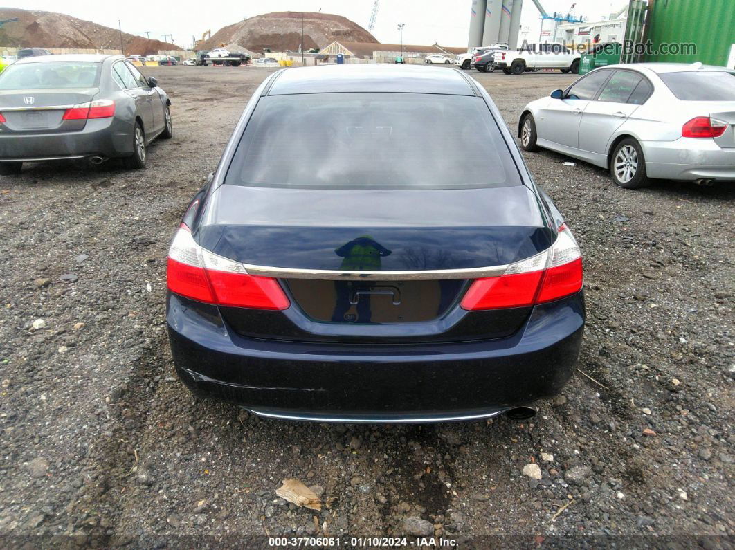 2015 Honda Accord Lx Blue vin: 1HGCR2F30FA067833