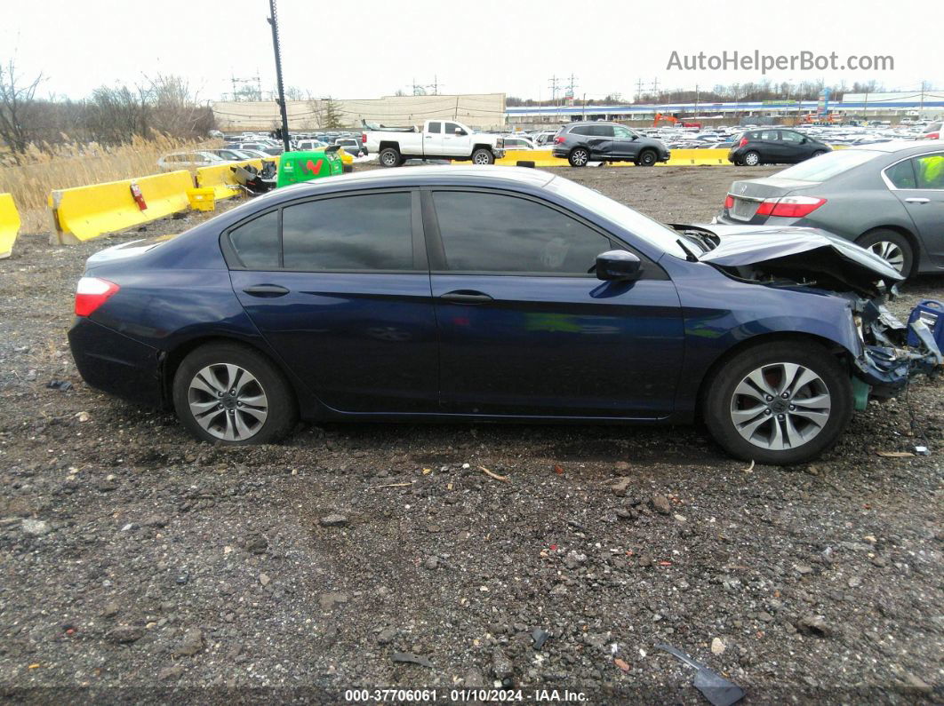 2015 Honda Accord Lx Blue vin: 1HGCR2F30FA067833