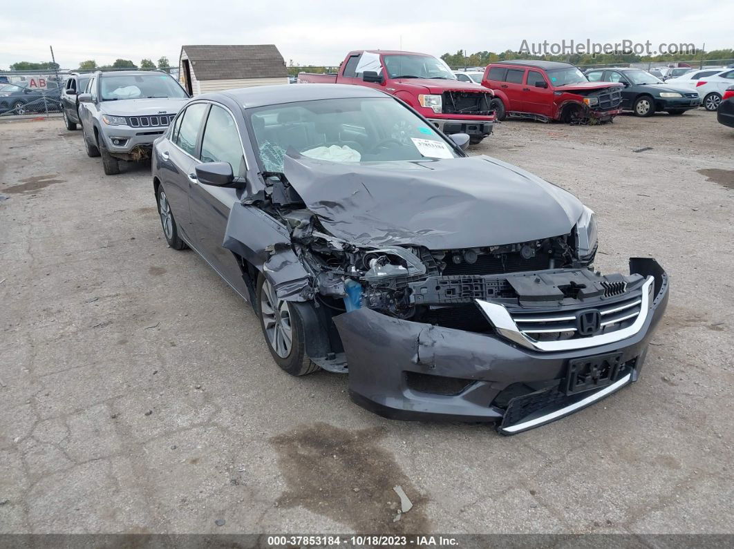 2015 Honda Accord Lx Gray vin: 1HGCR2F30FA081280