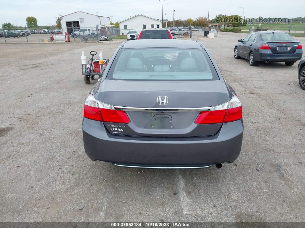 2015 Honda Accord Lx Gray vin: 1HGCR2F30FA081280