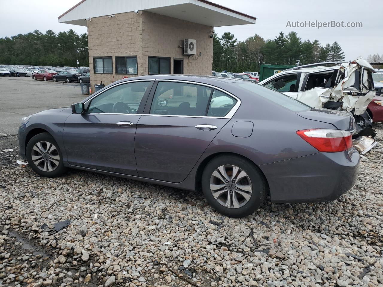 2015 Honda Accord Lx Gray vin: 1HGCR2F30FA108719