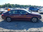 2015 Honda Accord Lx Maroon vin: 1HGCR2F30FA111703