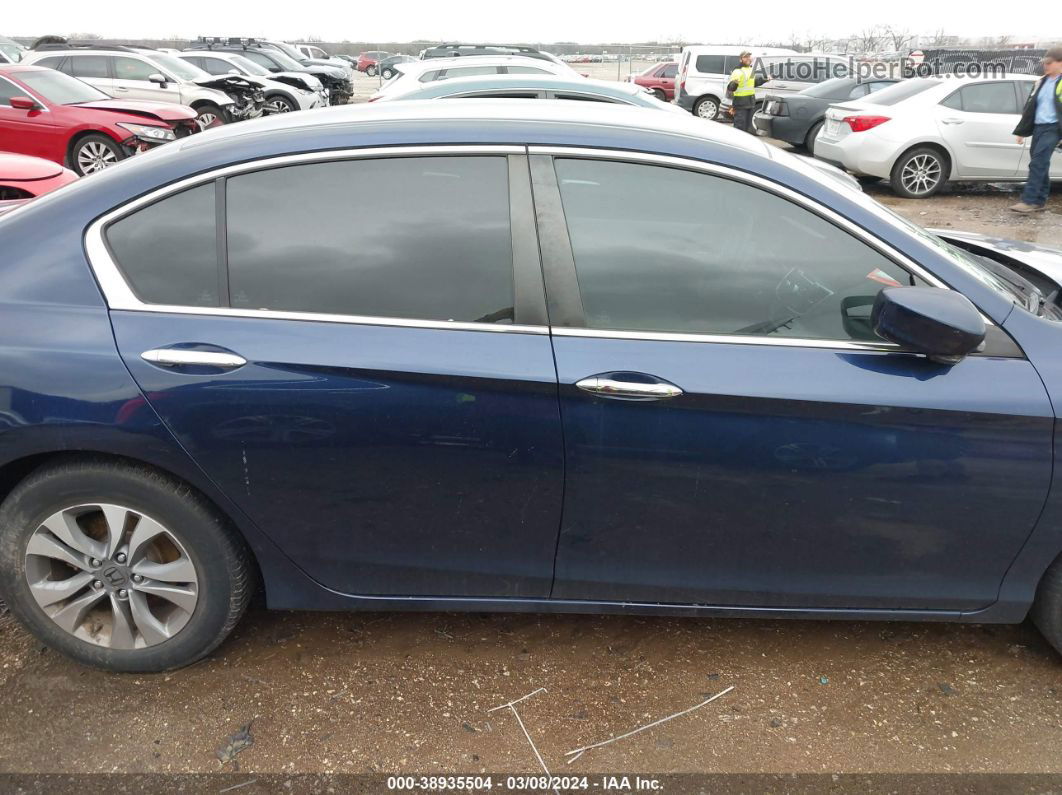 2015 Honda Accord Lx Blue vin: 1HGCR2F30FA114147