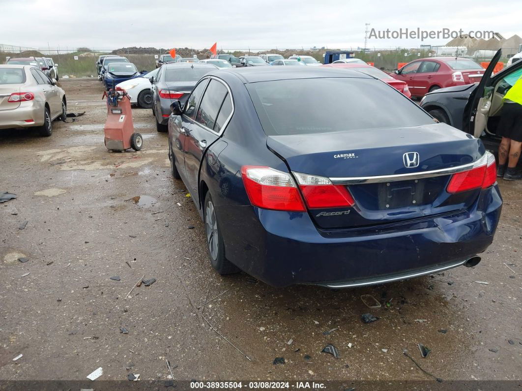 2015 Honda Accord Lx Blue vin: 1HGCR2F30FA114147