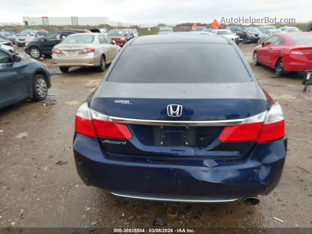 2015 Honda Accord Lx Blue vin: 1HGCR2F30FA114147