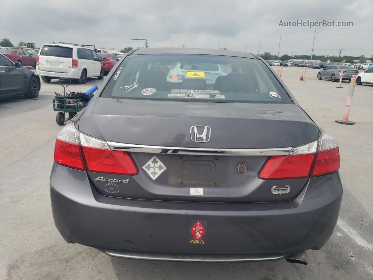 2015 Honda Accord Lx Gray vin: 1HGCR2F30FA118215