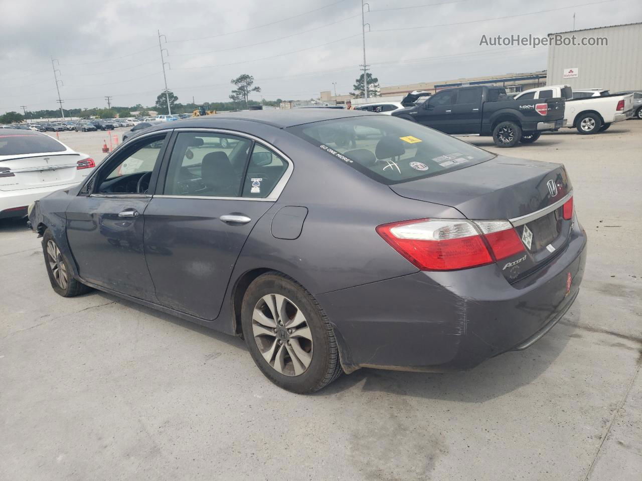 2015 Honda Accord Lx Gray vin: 1HGCR2F30FA118215