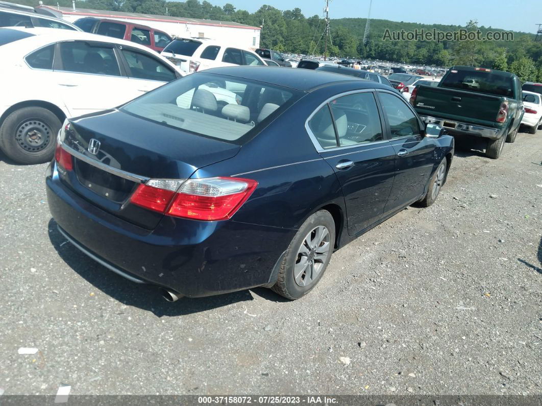 2015 Honda Accord Sedan Lx Blue vin: 1HGCR2F30FA145415