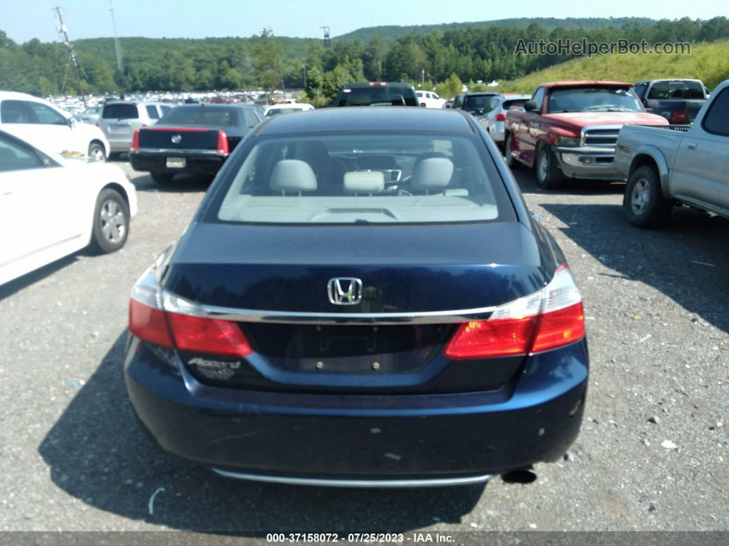 2015 Honda Accord Sedan Lx Blue vin: 1HGCR2F30FA145415