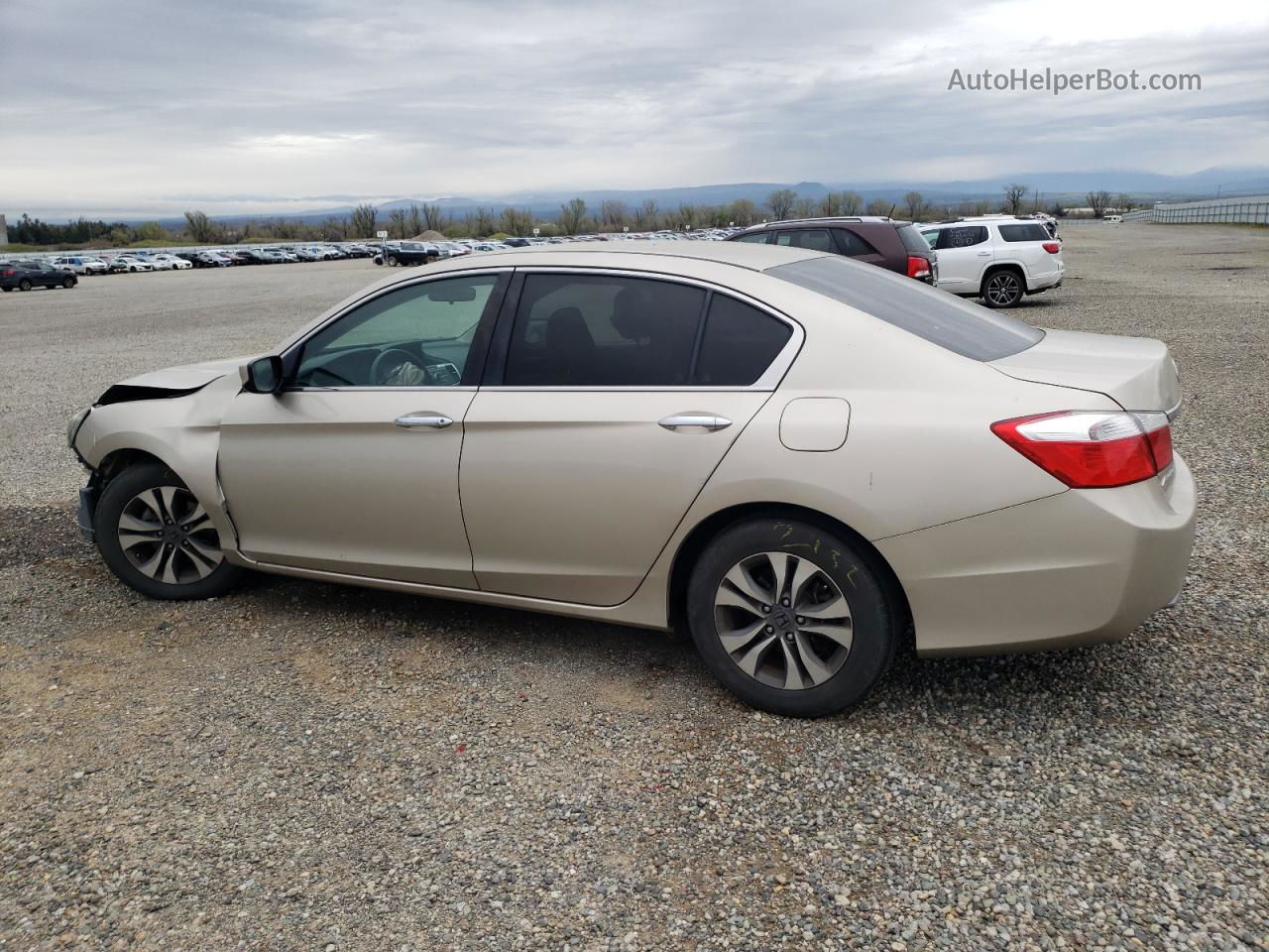 2015 Honda Accord Lx Beige vin: 1HGCR2F30FA265313