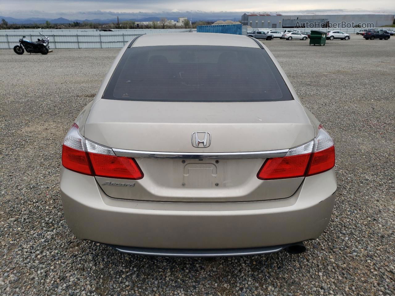 2015 Honda Accord Lx Beige vin: 1HGCR2F30FA265313