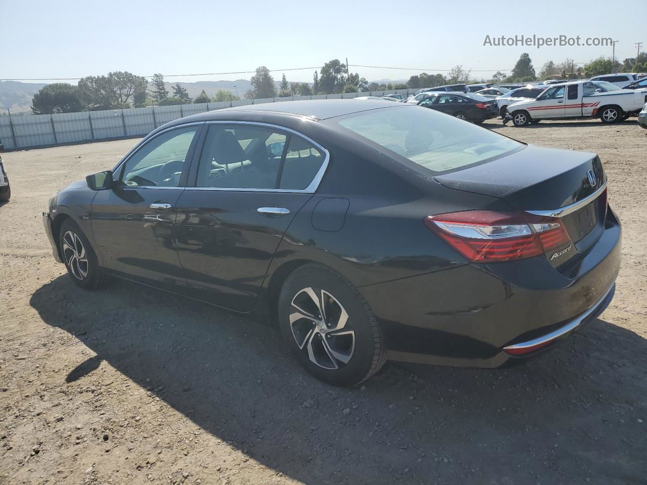 2016 Honda Accord Lx Черный vin: 1HGCR2F30GA044621