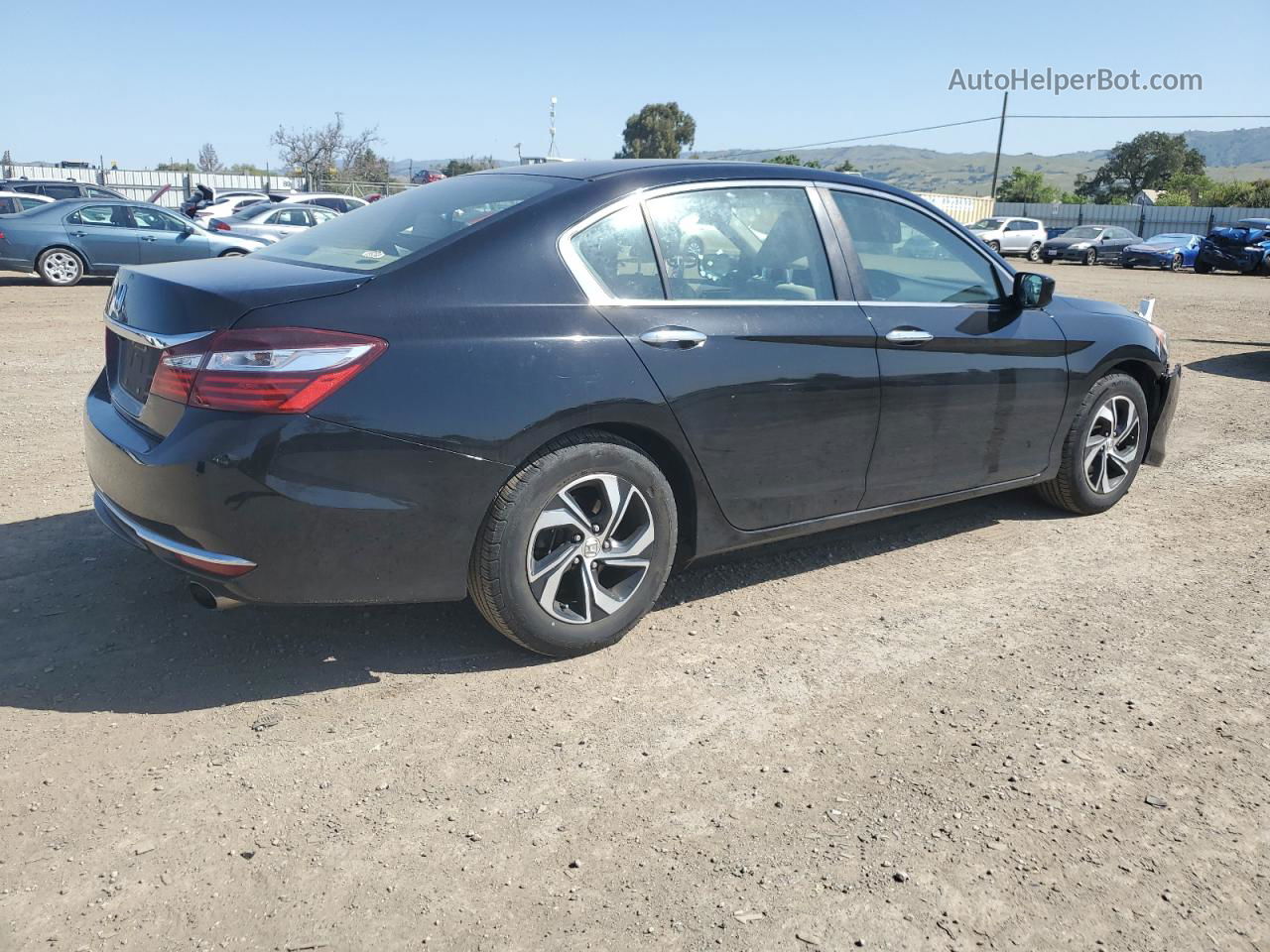 2016 Honda Accord Lx Черный vin: 1HGCR2F30GA044621