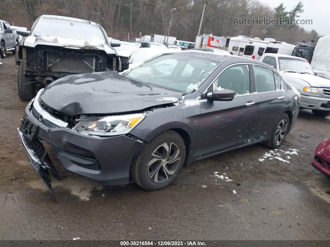 2016 Honda Accord Lx Gray vin: 1HGCR2F30GA092409