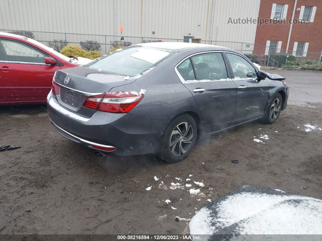 2016 Honda Accord Lx Gray vin: 1HGCR2F30GA092409