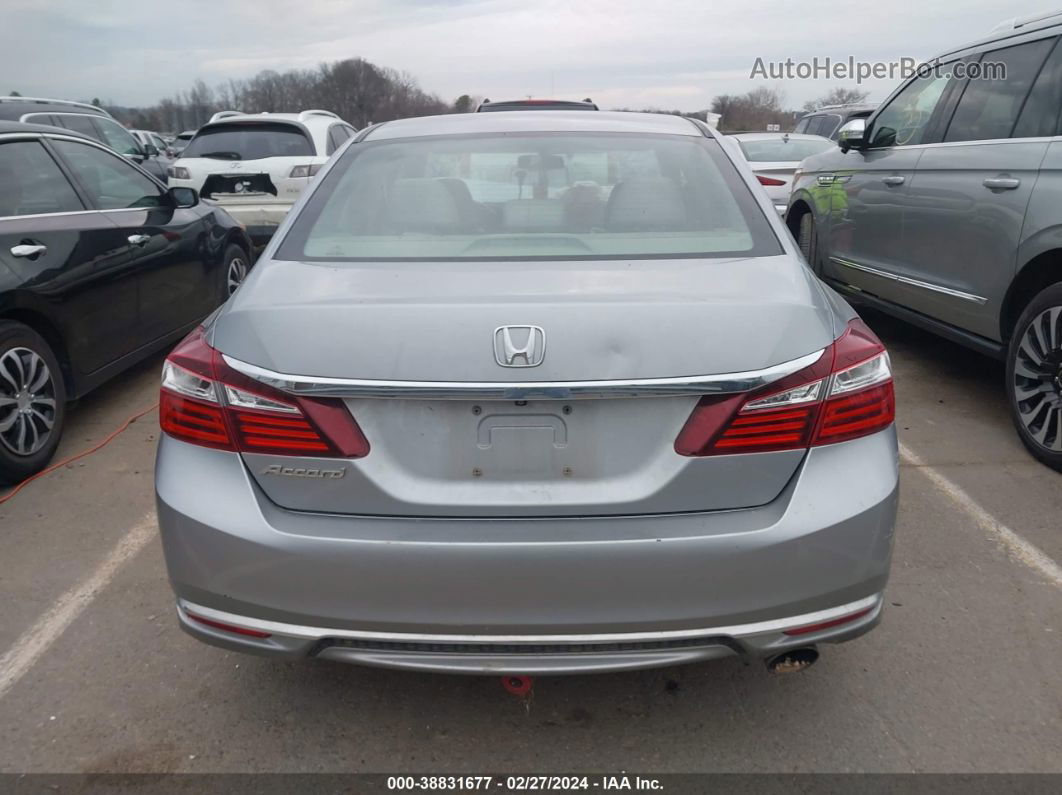 2016 Honda Accord Lx Silver vin: 1HGCR2F30GA166783