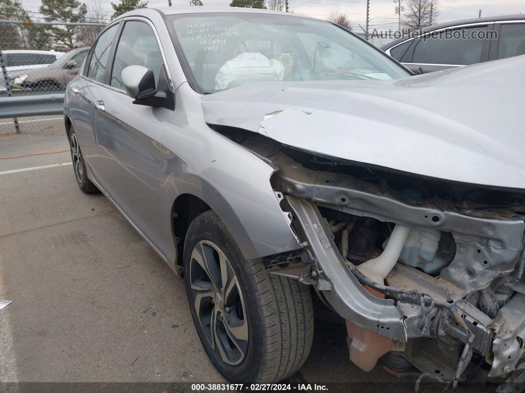 2016 Honda Accord Lx Серебряный vin: 1HGCR2F30GA166783