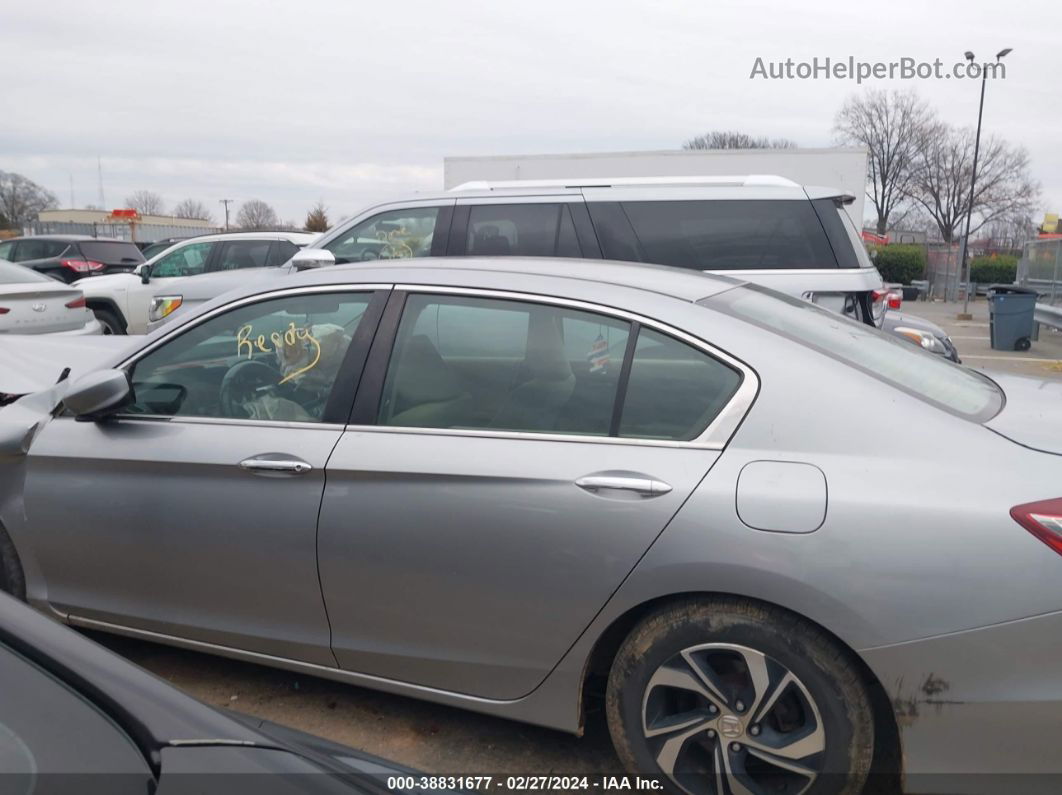 2016 Honda Accord Lx Silver vin: 1HGCR2F30GA166783