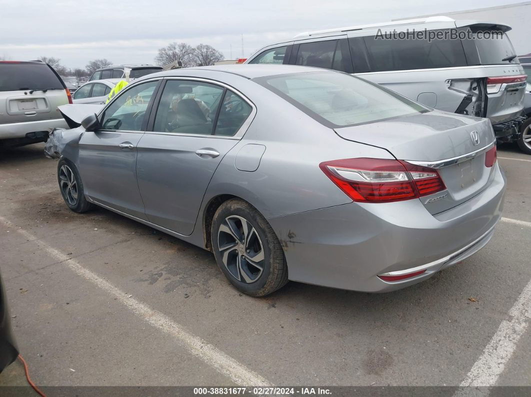 2016 Honda Accord Lx Silver vin: 1HGCR2F30GA166783