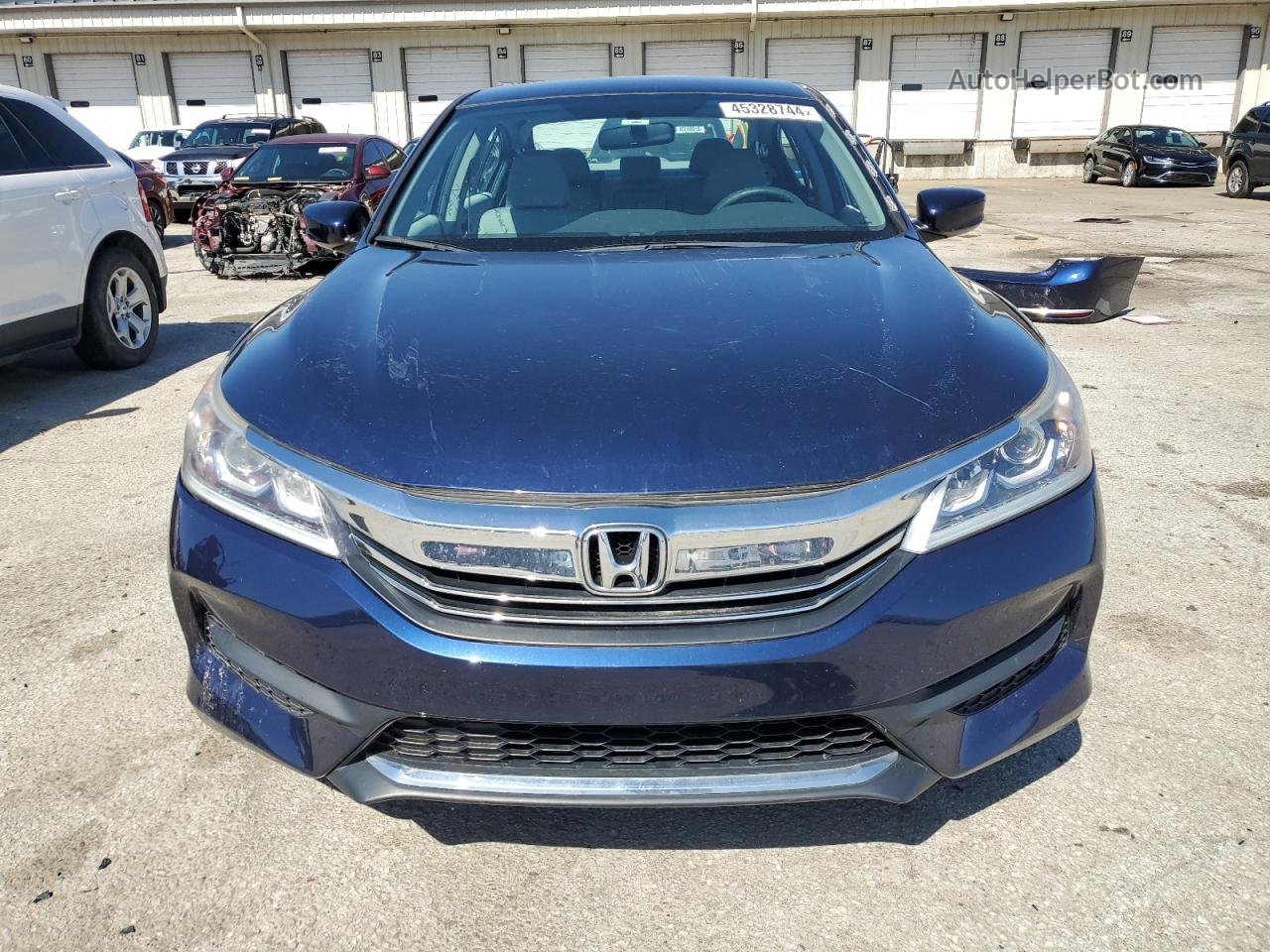 2016 Honda Accord Lx Синий vin: 1HGCR2F30GA198553