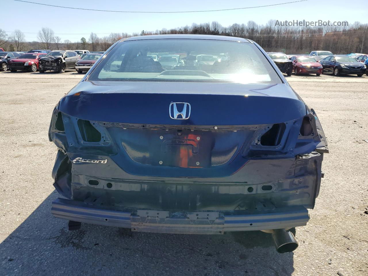 2016 Honda Accord Lx Blue vin: 1HGCR2F30GA198553