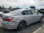 2016 Honda Accord Lx Silver vin: 1HGCR2F30GA244818