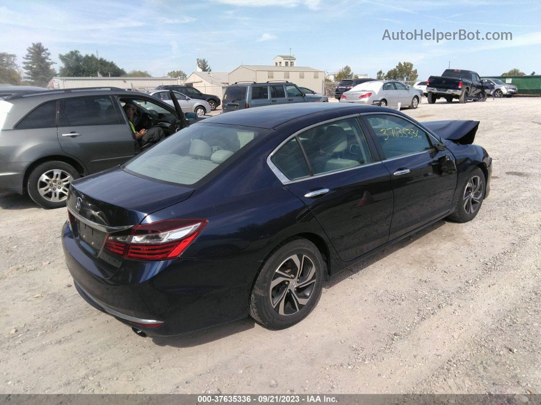 2017 Honda Accord Sedan Lx Blue vin: 1HGCR2F30HA094470