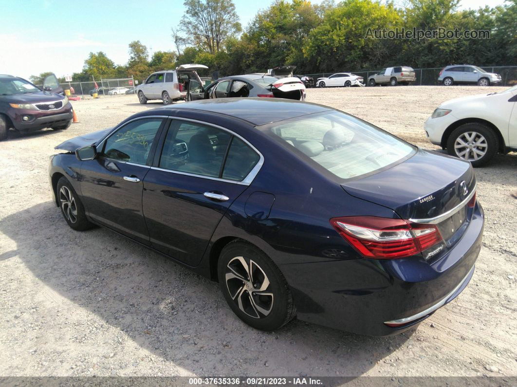 2017 Honda Accord Sedan Lx Blue vin: 1HGCR2F30HA094470