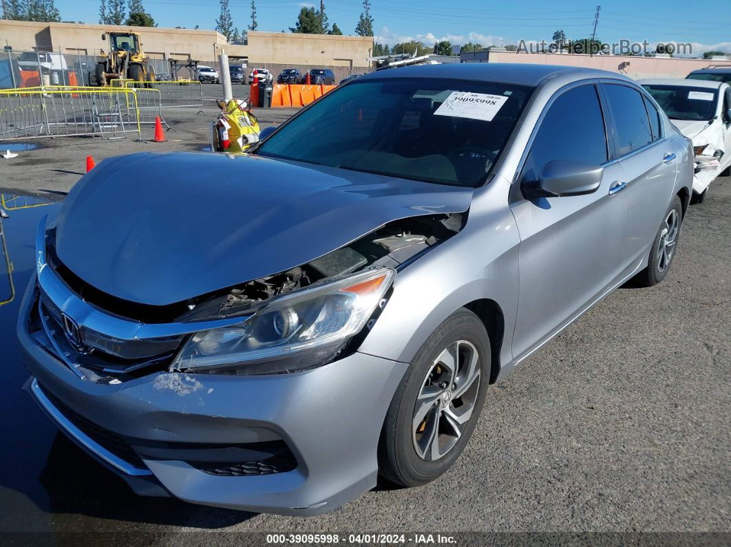 2017 Honda Accord Lx Gray vin: 1HGCR2F30HA142954