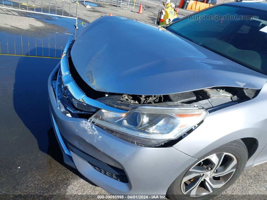 2017 Honda Accord Lx Gray vin: 1HGCR2F30HA142954