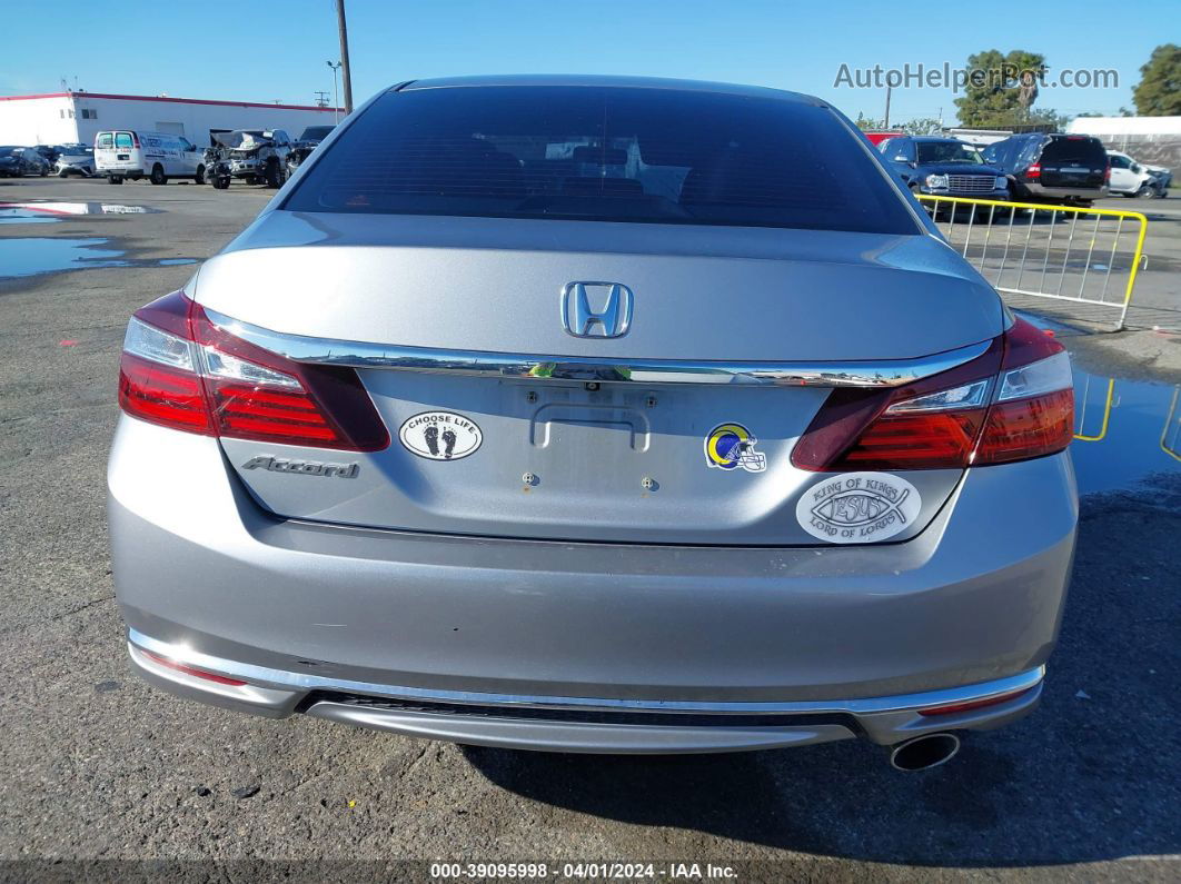 2017 Honda Accord Lx Gray vin: 1HGCR2F30HA142954