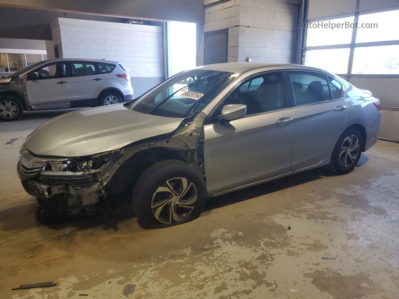 2017 Honda Accord Lx Silver vin: 1HGCR2F30HA159687