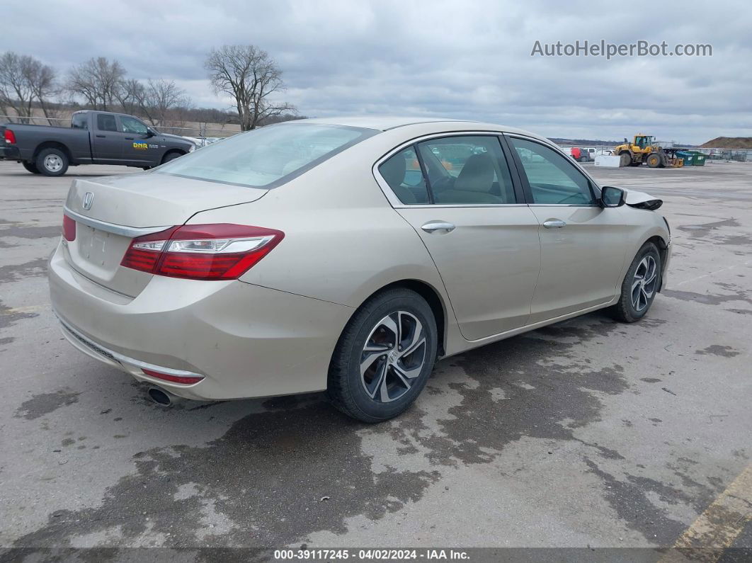 2017 Honda Accord Lx Золотой vin: 1HGCR2F30HA180944