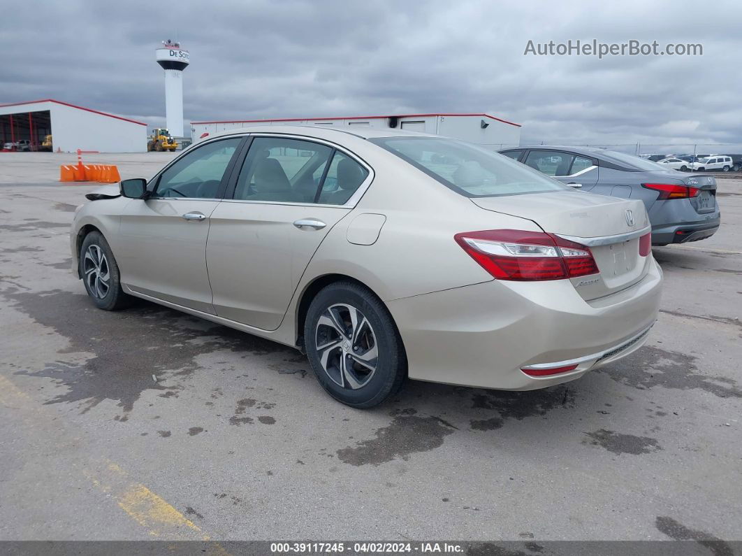 2017 Honda Accord Lx Золотой vin: 1HGCR2F30HA180944