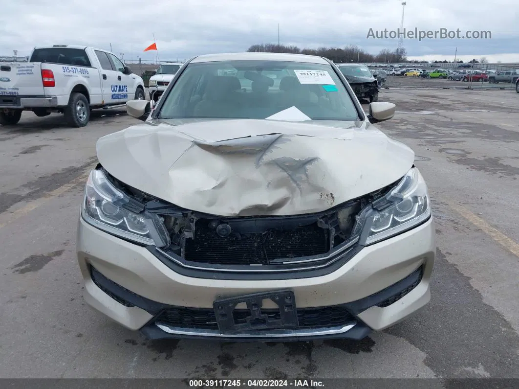 2017 Honda Accord Lx Золотой vin: 1HGCR2F30HA180944